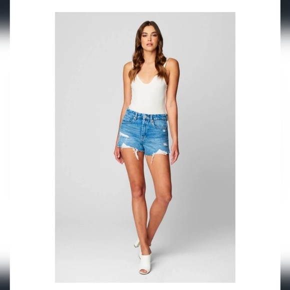 Blank NYC Vintage High Rise Cut Off Shorts - Picture 1 of 9
